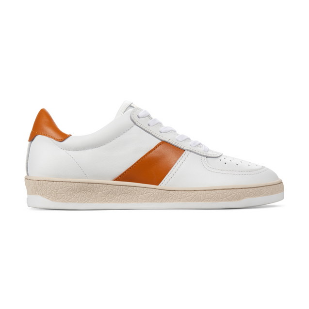 Zapatillas Geode Manifest en color blanco, naranja y cuero