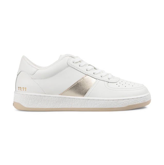 Zapatillas Geode Manifest en color blanco y piel para mujer