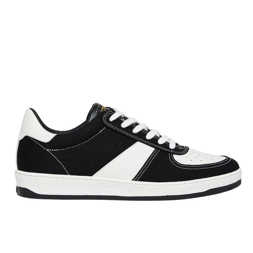 Geode Manifest Sneaker Black/White/Canvas Ladies