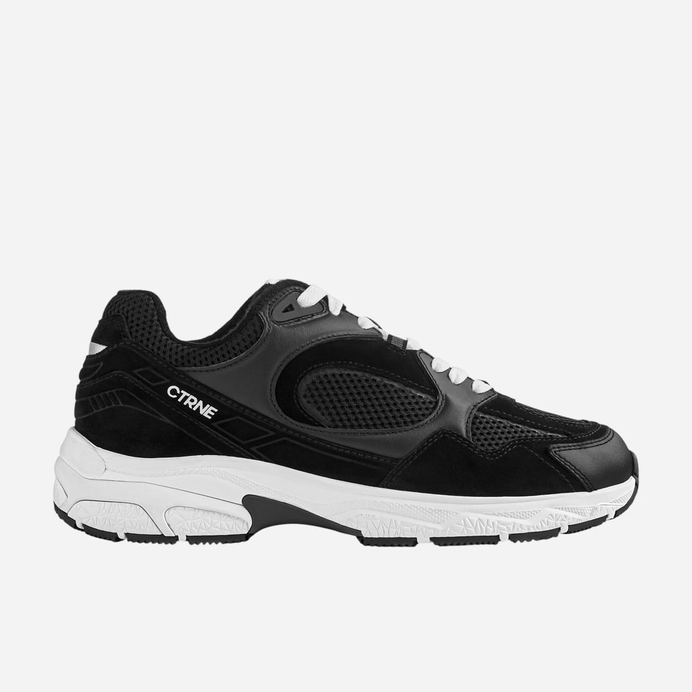 The Abundance Sneaker Black/White/Suede