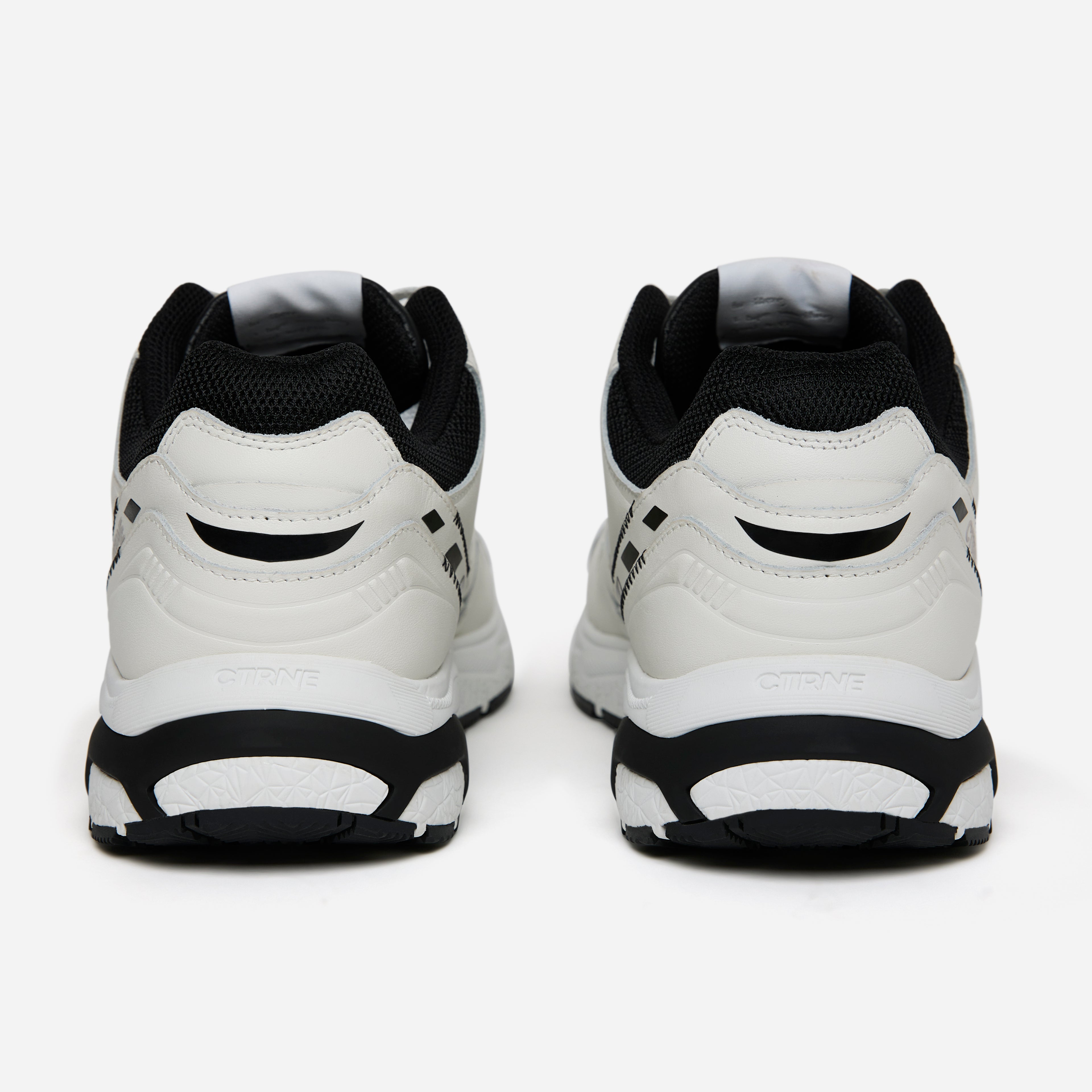 The Abundance Sneaker - White/Jet Black/Leather - Ladies