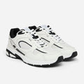 The Abundance Sneaker - White/Jet Black/Leather - Ladies