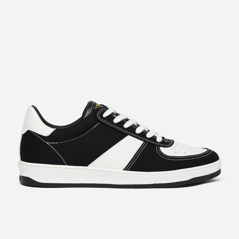 Geode Manifest Sneaker Black/White/Canvas