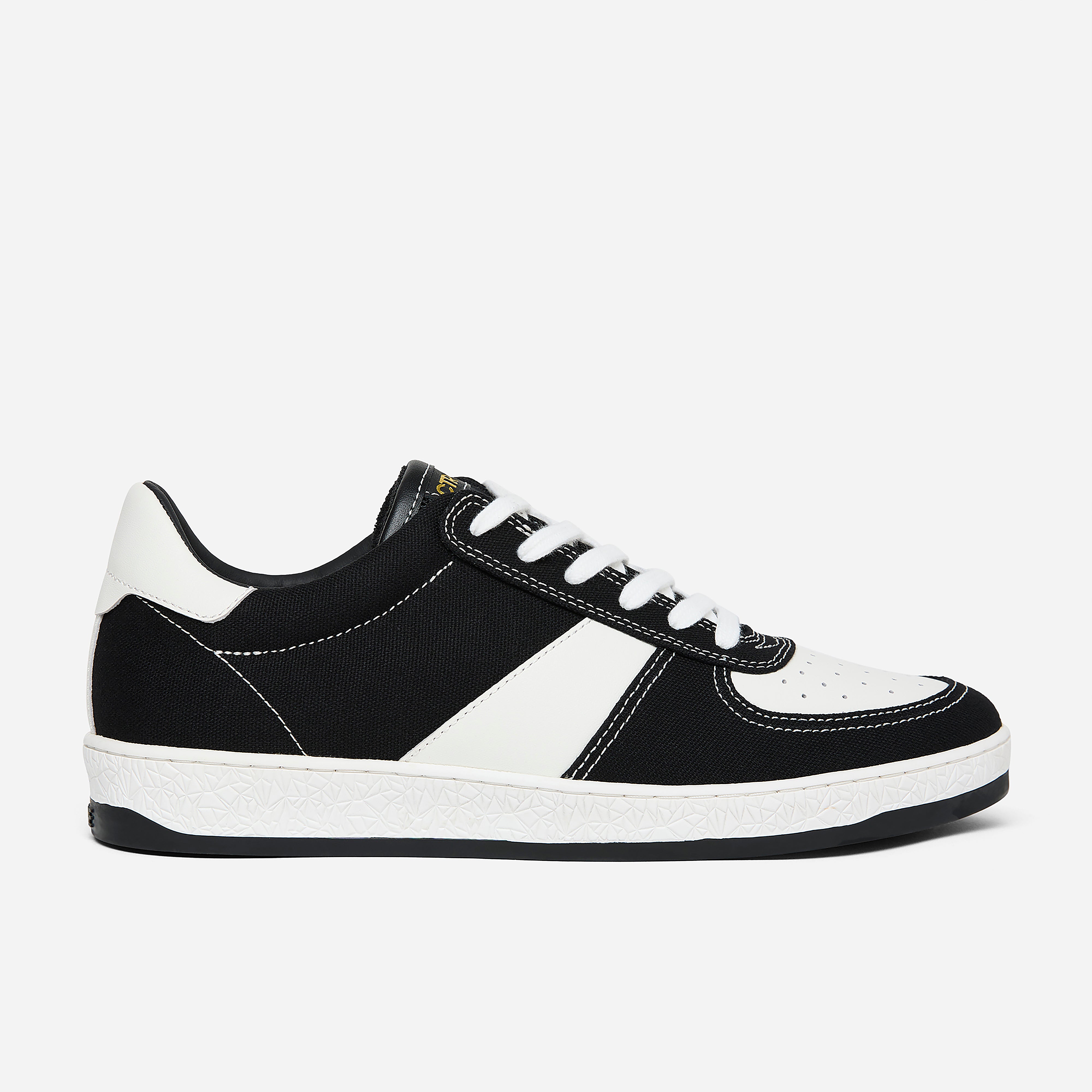 Geode Manifest Sneaker Black/White/Canvas Ladies