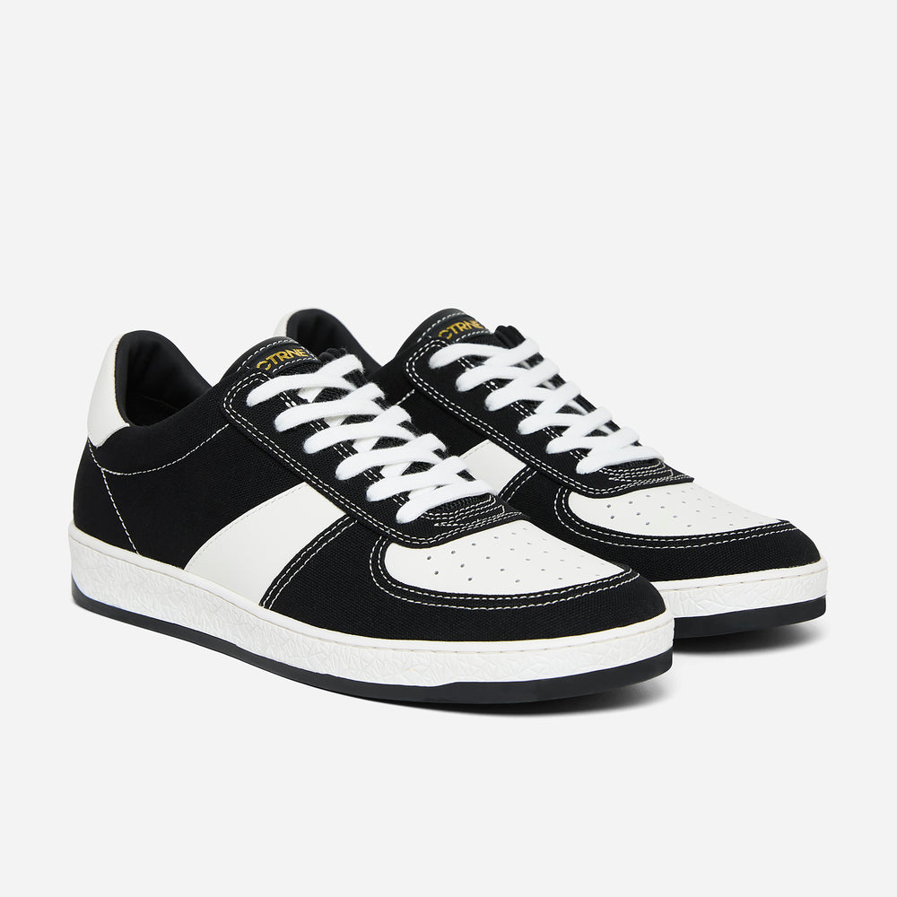 Geode Manifest Sneaker Black/White/Canvas