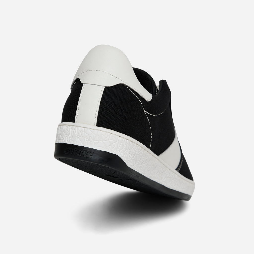 Geode Manifest Sneaker - Black/White/Canvas - Ladies
