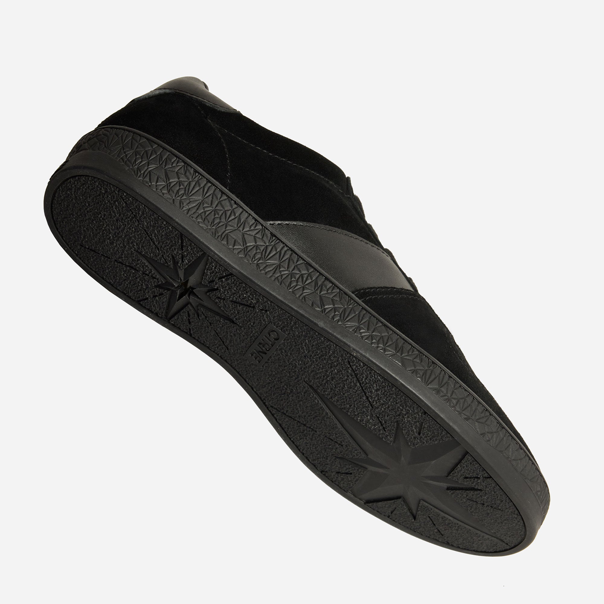Geode Manifest Sneaker - Black/Black/Suede