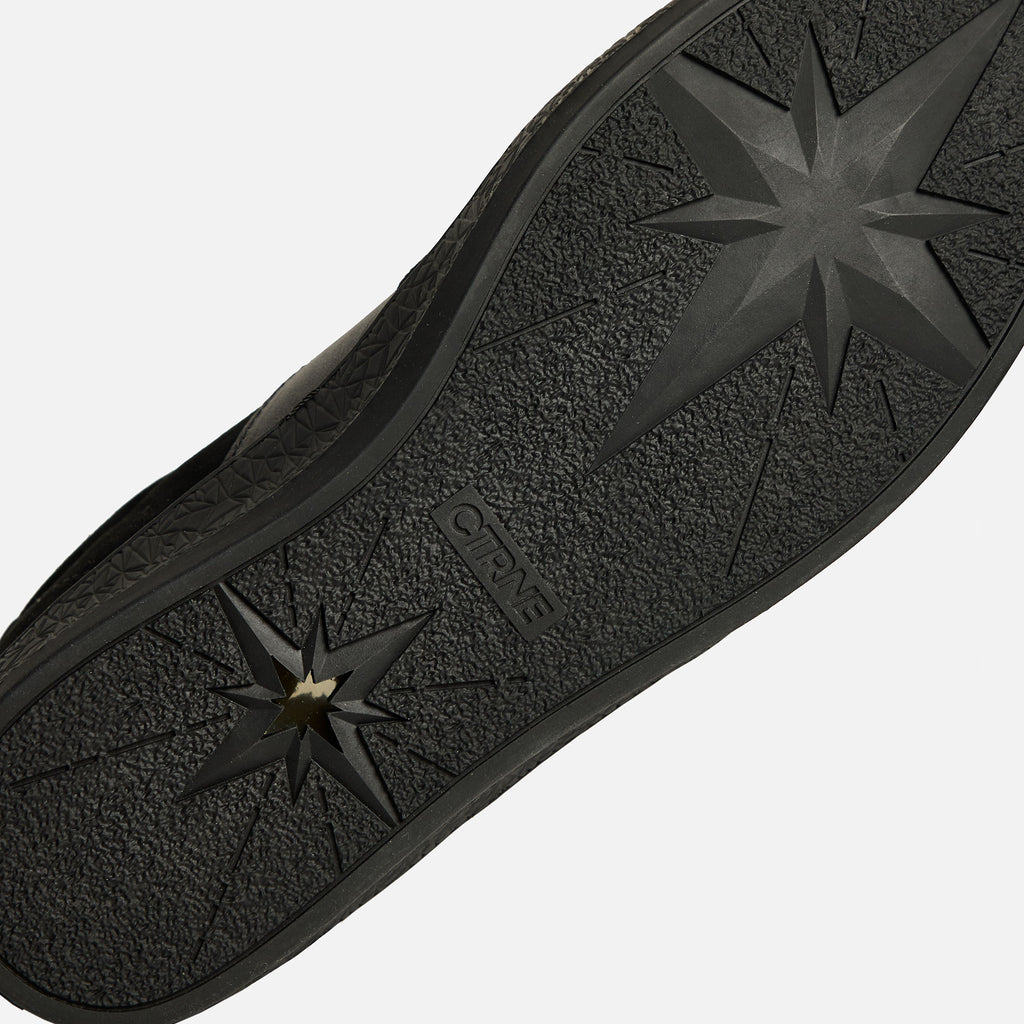 Geode Manifest Sneaker - Black/Black/Suede