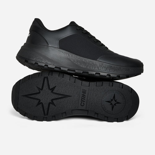 Geode Manifest Sneaker in Weiß/Leder