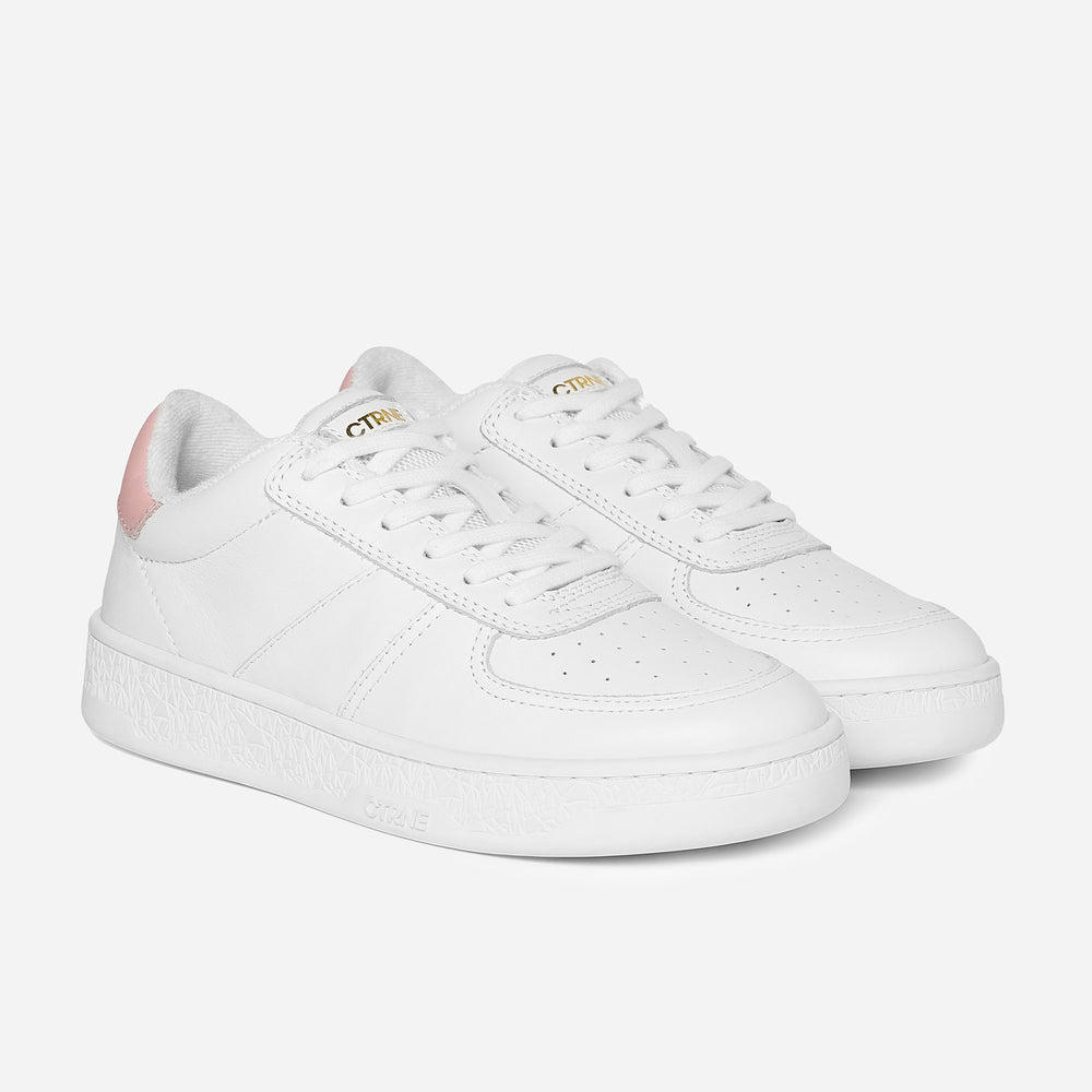 Zapatillas Geode Manifest en color blanco y piel para mujer