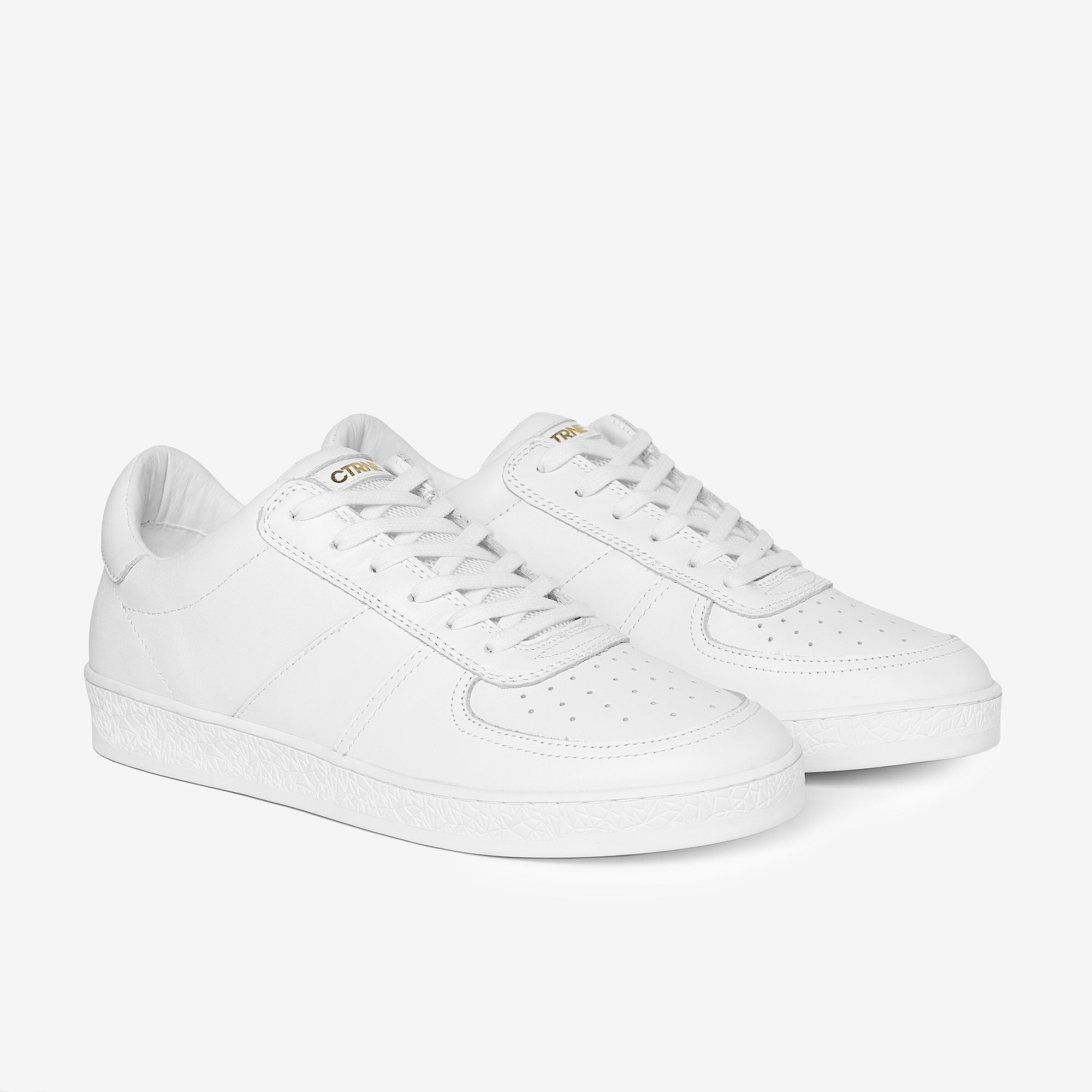 Geode Manifest Sneaker in Weiß/Leder Damen