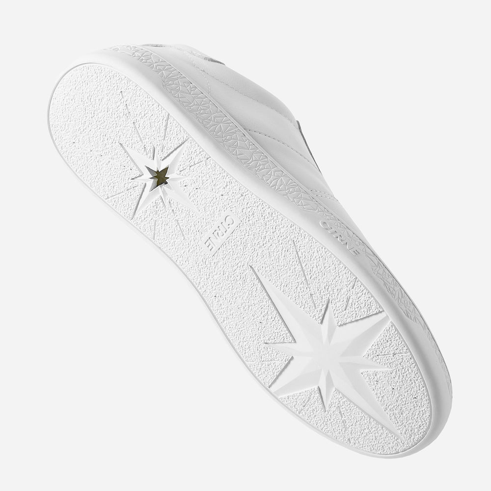 The Manifest Sneaker in White/Leather