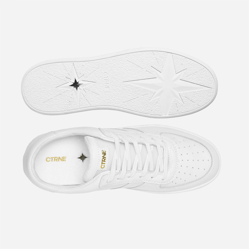 The Manifest Sneaker in White/Leather