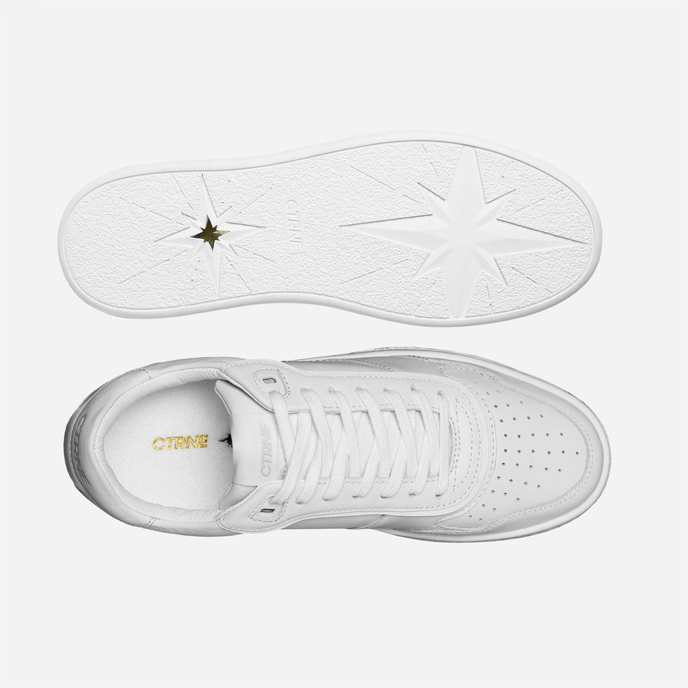 Zapatillas deportivas Orgonite Manifest en color blanco y cuero para mujer