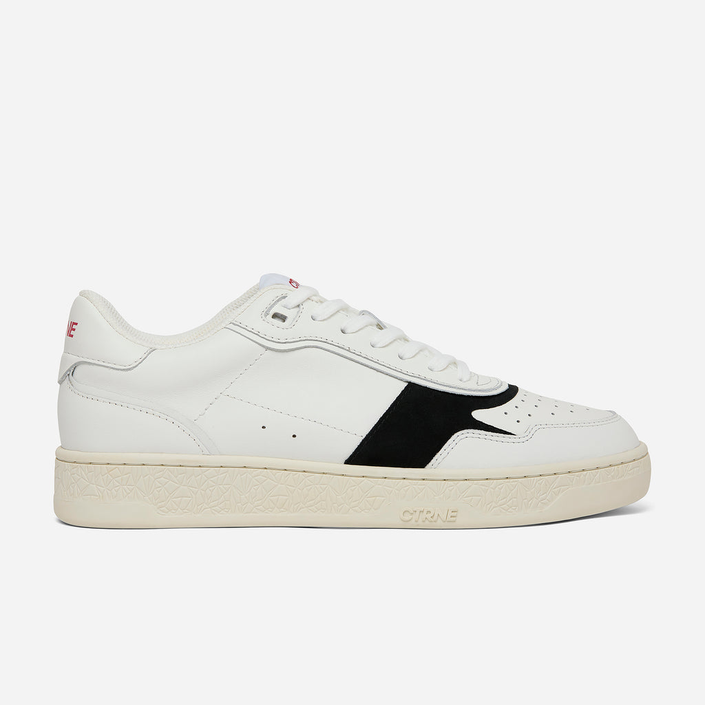 Orgonite Manifest Sneaker - White/Black/Red/Leather