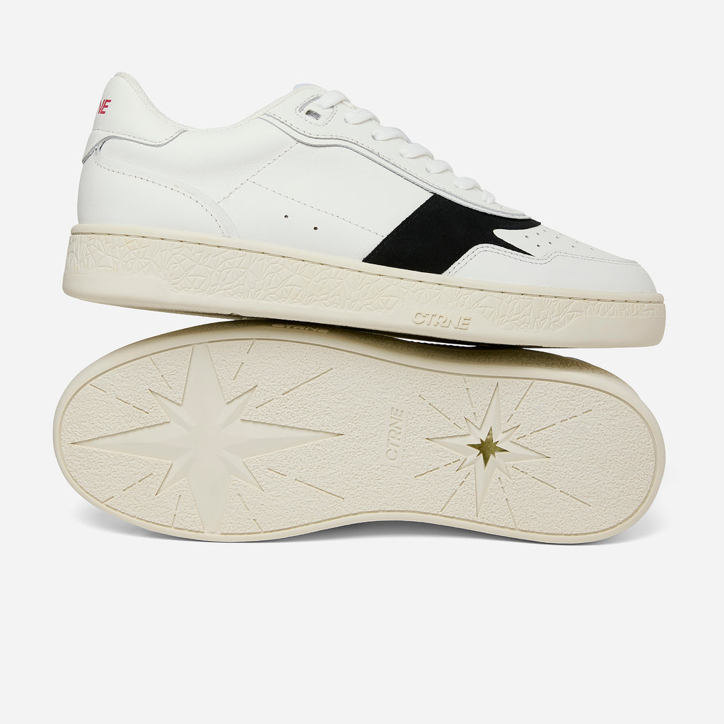 Orgonite Manifest Sneaker - White/Black/Red/Leather