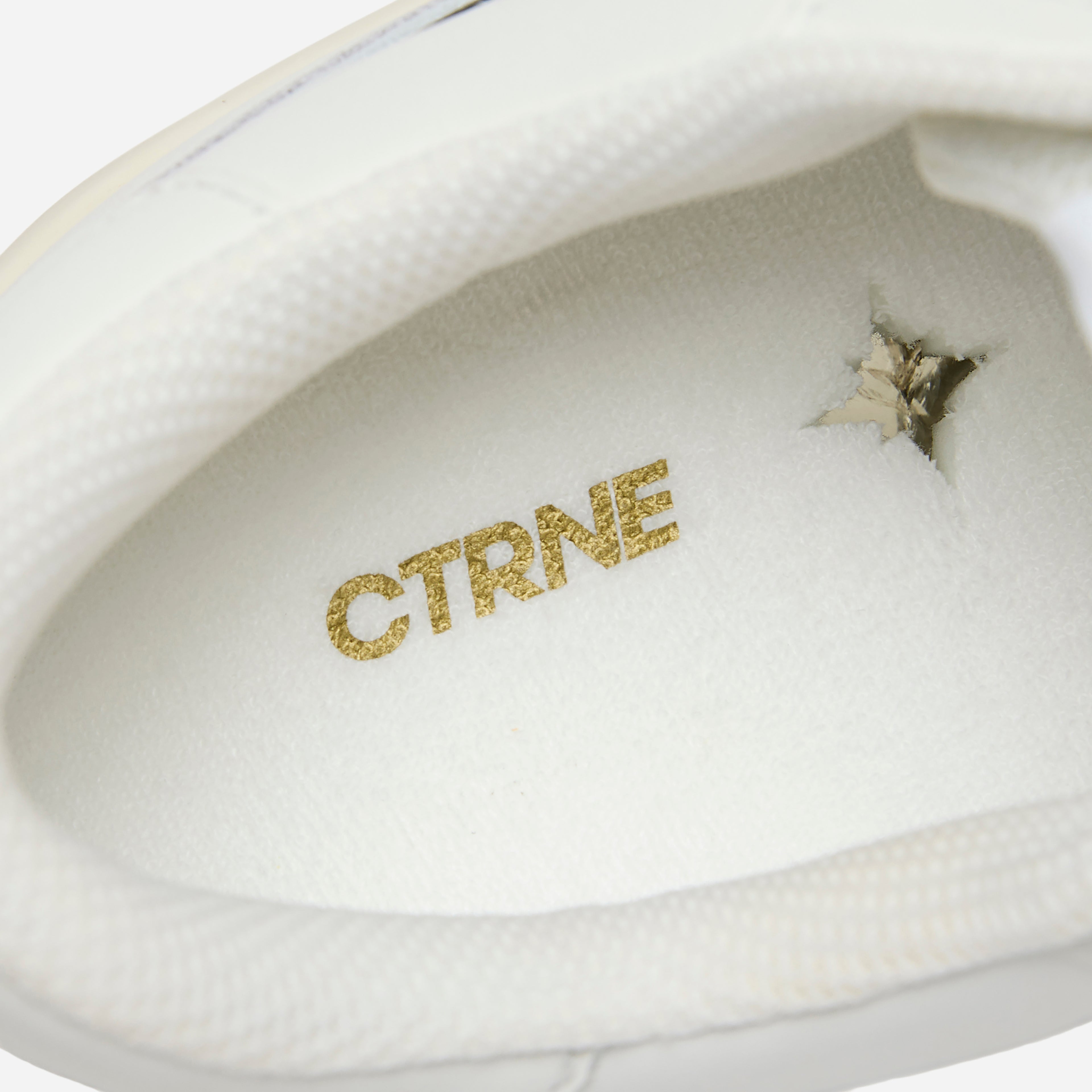 Orgonite Manifest Sneaker - White/Black/Red/Leather - Ladies