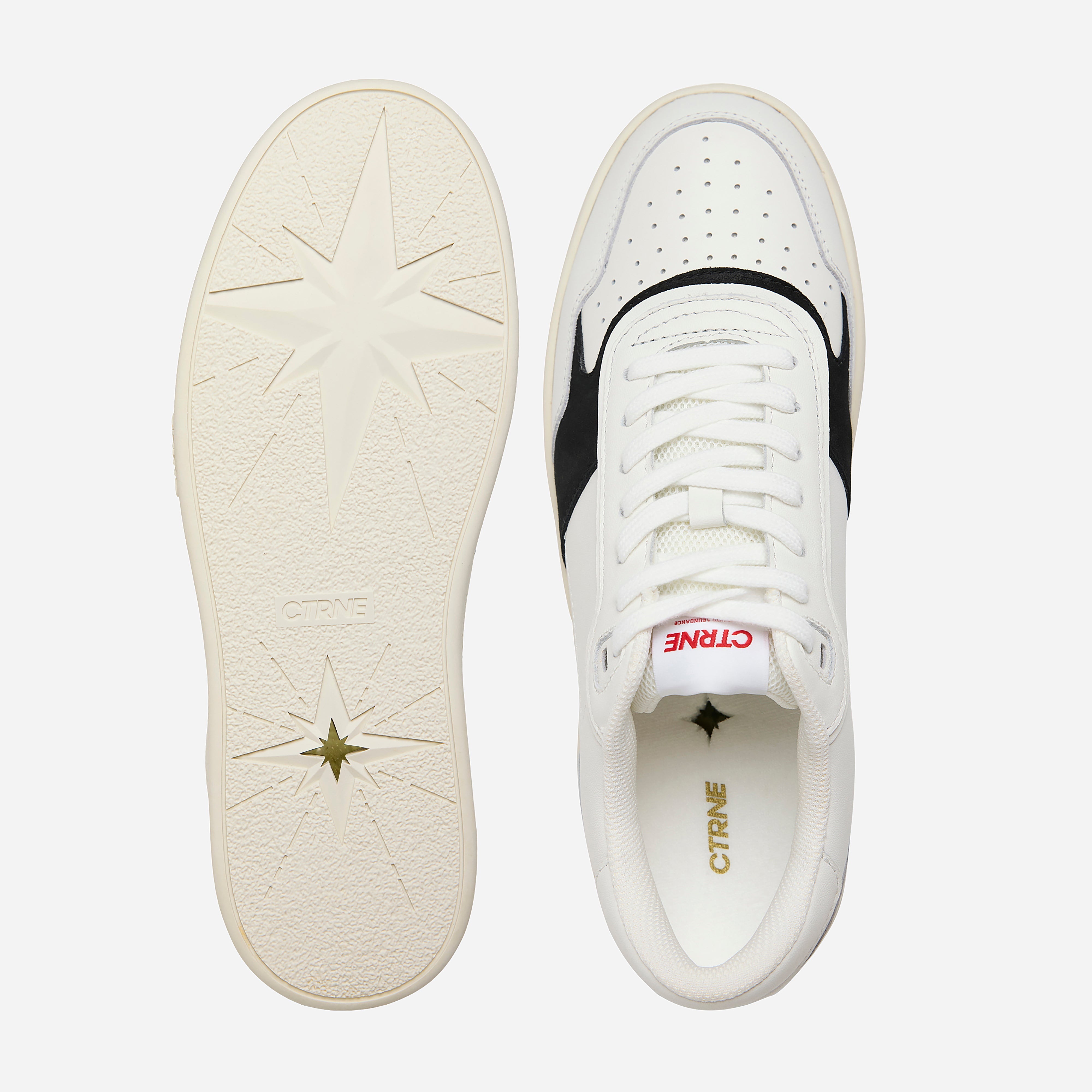 Orgonite Manifest Sneaker White/Black/Red/Leather