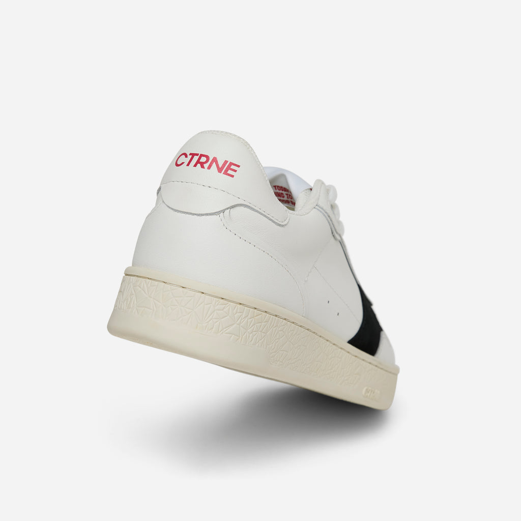 Orgonite Manifest Sneaker - White/Black/Red/Leather