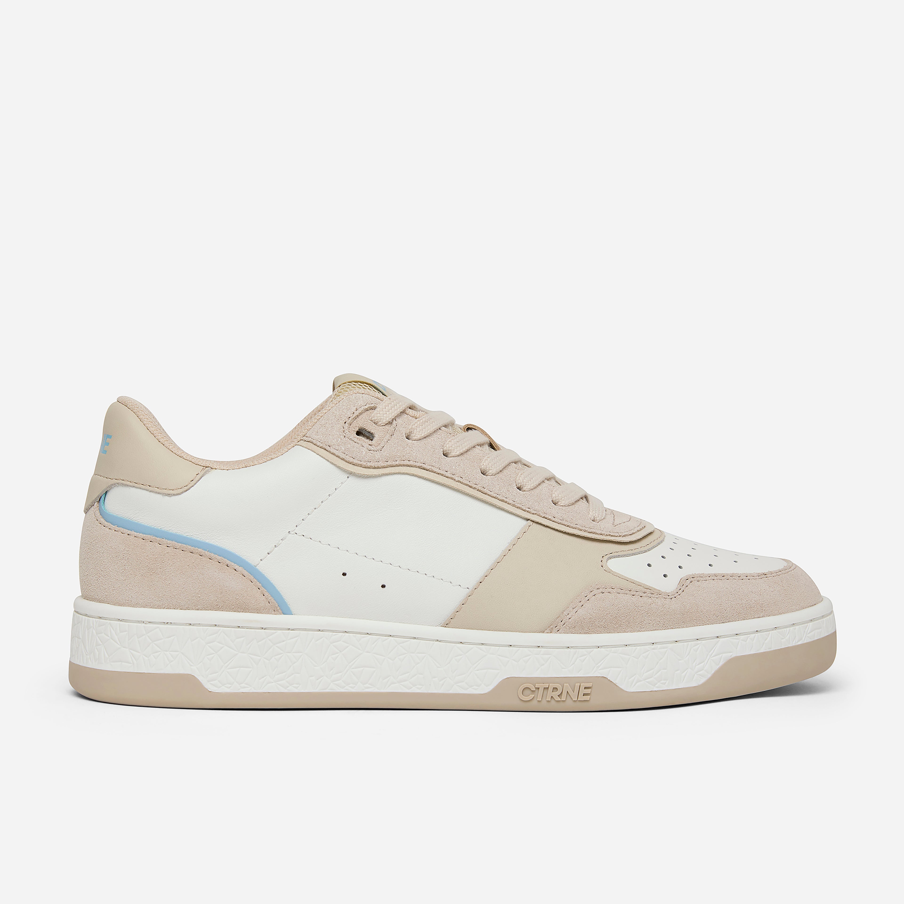 Orgonite Manifest Sneaker - Oatmilk/Sterling Blue/Leather