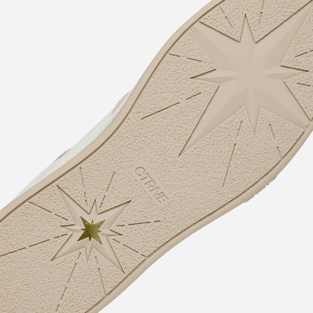 Orgonite Manifest Sneaker Oatmilk/Sterling Blue/Leather