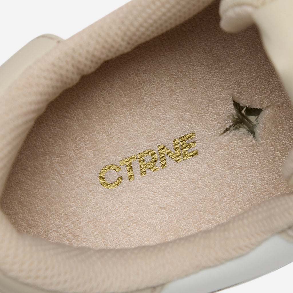 Orgonite Manifest Sneaker - Oatmilk/Sterling Blue/Leather - Ladies
