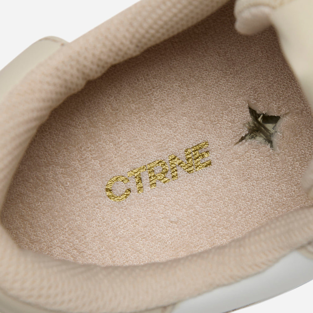 Orgonite Manifest Sneaker Oatmilk/Sterling Blue/Leather