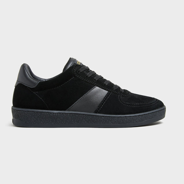 Geode Manifest Sneaker in Black/Black/Suede