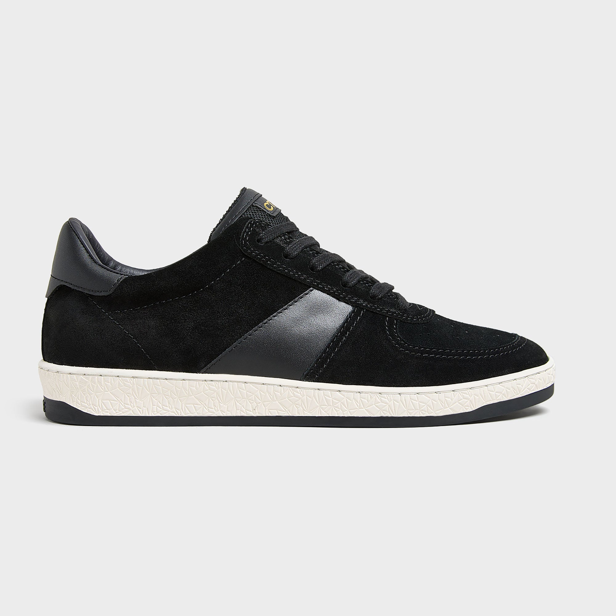 Geode Manifest Sneaker in Black/Suede Ladies