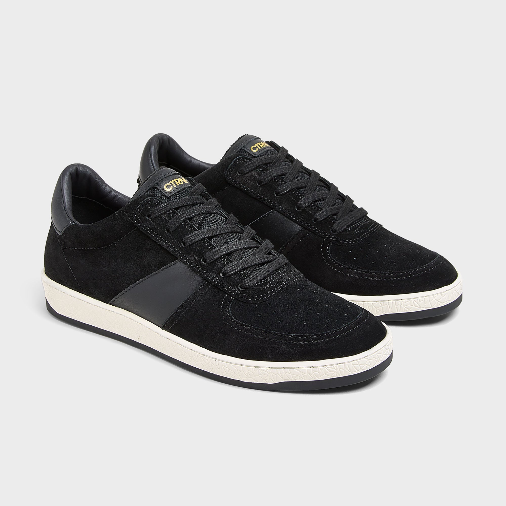 Geode Manifest Sneaker in Black/Suede Ladies