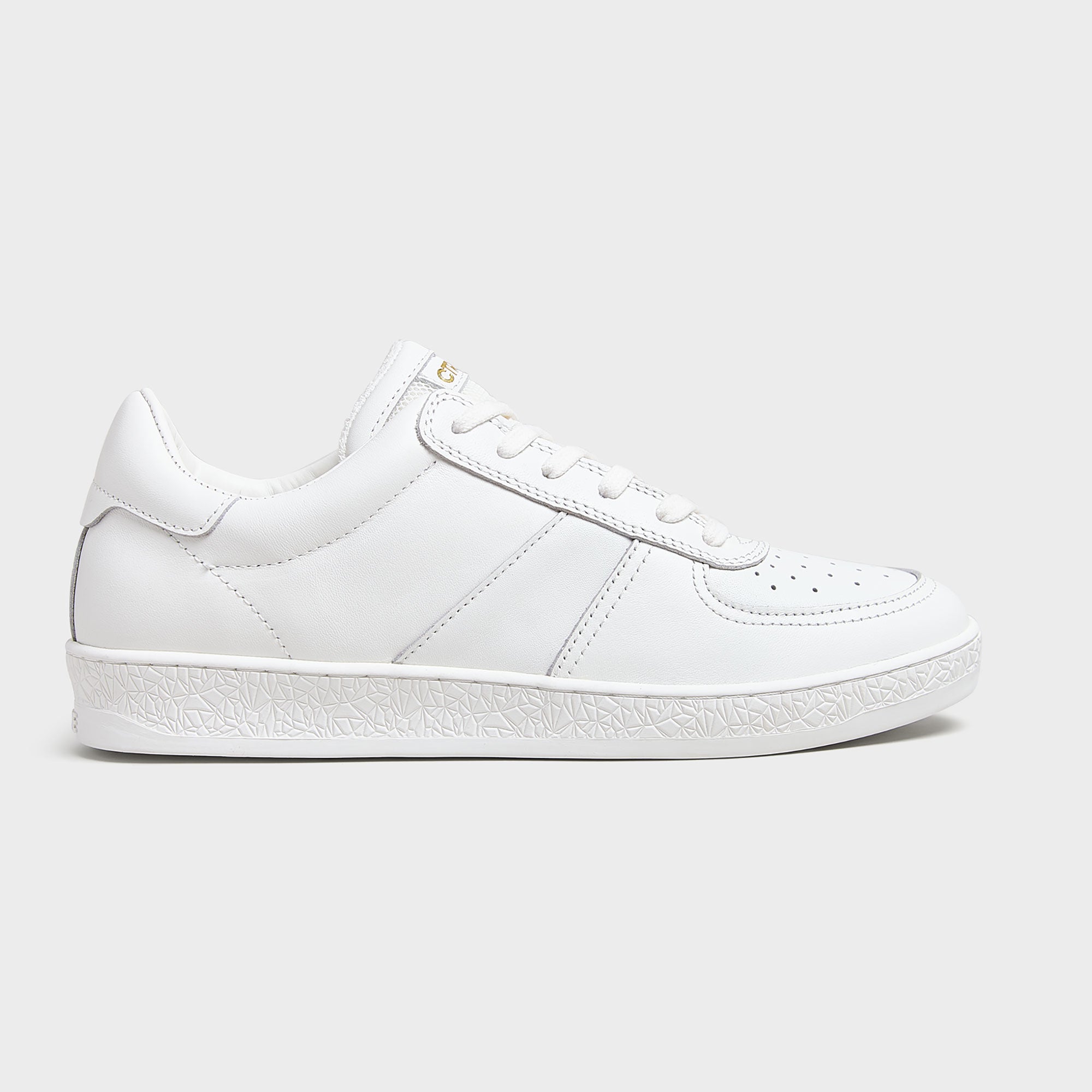 Geode Manifest Sneaker in White/Leather Ladies