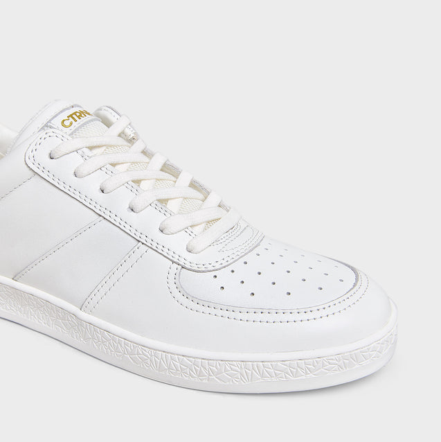 Geode Manifest Sneaker in White/Leather Ladies