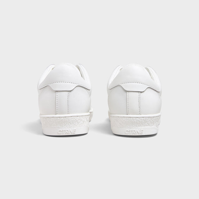 Geode Manifest Sneaker in White/Leather Ladies