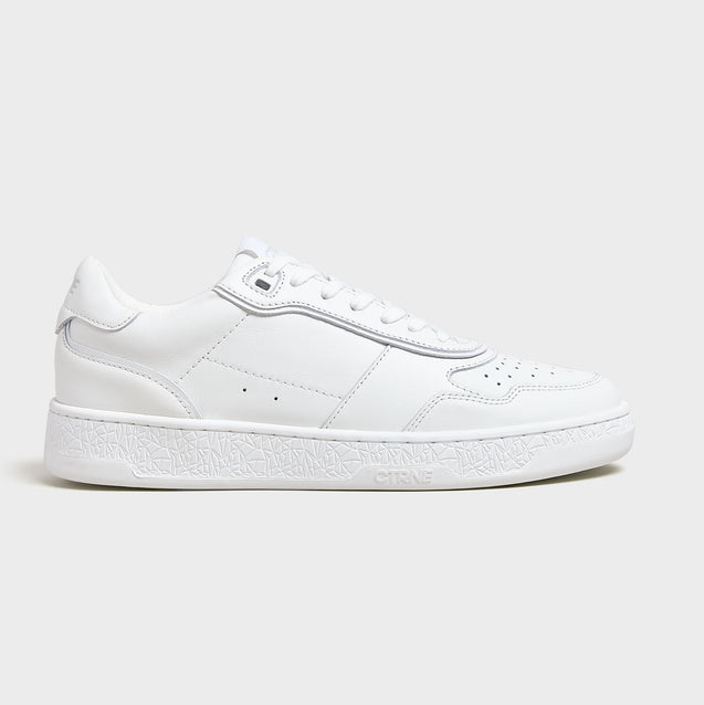 Orgonite Manifest Sneaker in White/Leather