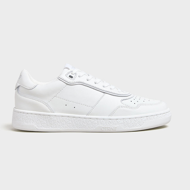 Orgonite Manifest Sneaker in White/Leather Ladies