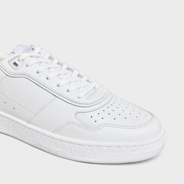 Orgonite Manifest Sneaker in White/Leather