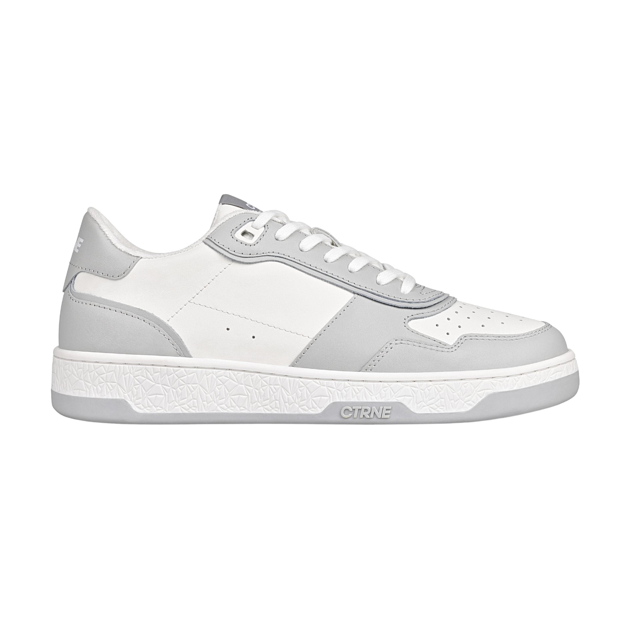 Orgonite Manifest Sneaker in White/Grey/Leather Ladies