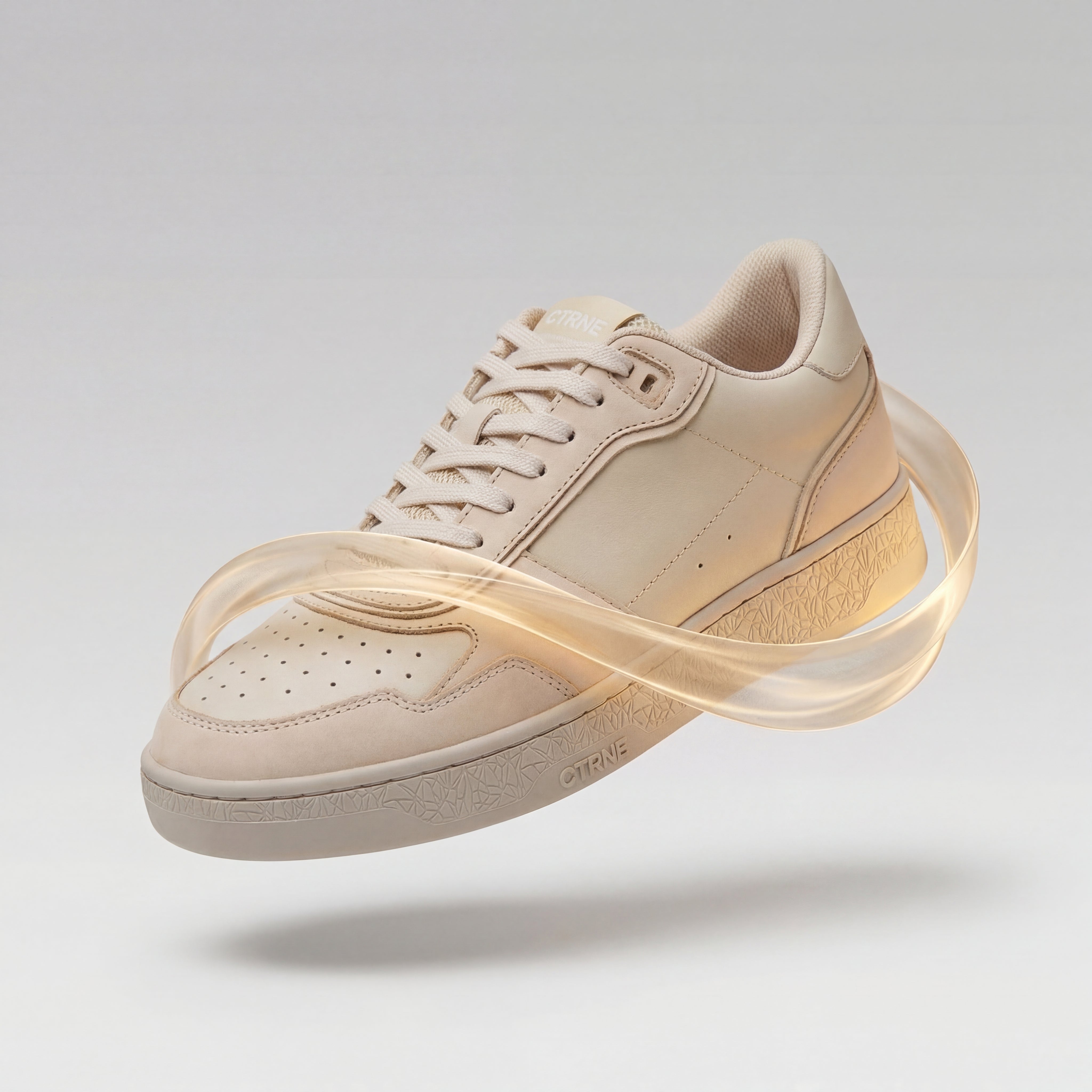 Orgonite Manifest Sneaker Oatmilk/Leather