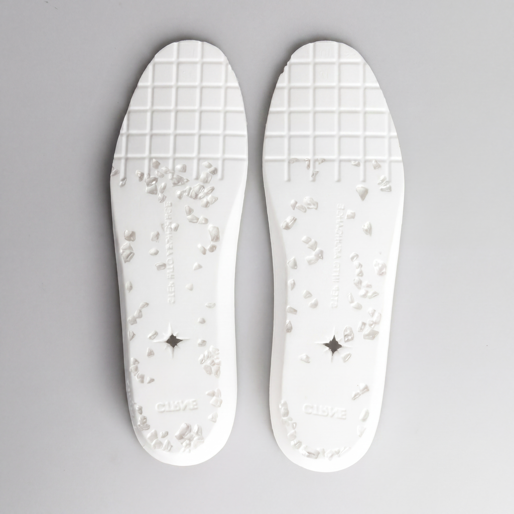 Geode Manifest Sneaker in Weiß/Leder