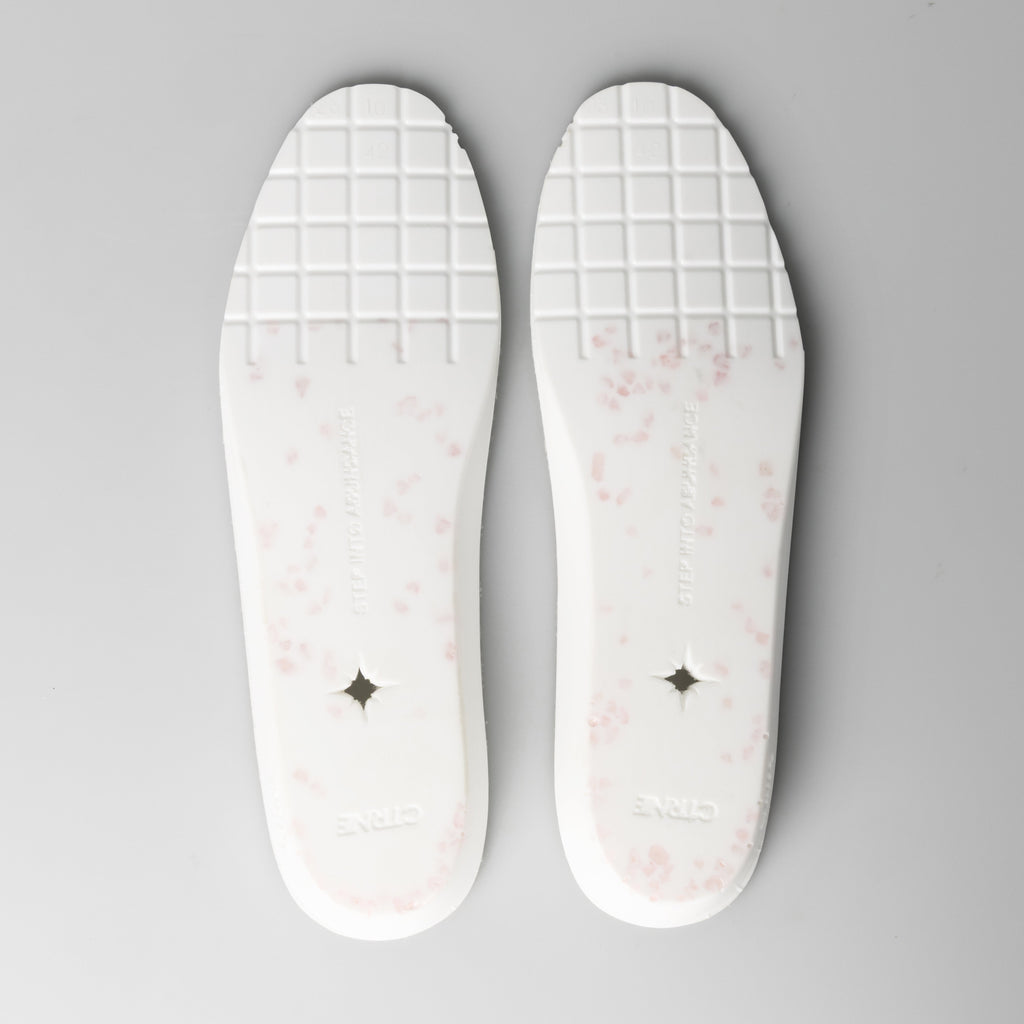 Zapatillas Geode Manifest en color blanco y piel para mujer