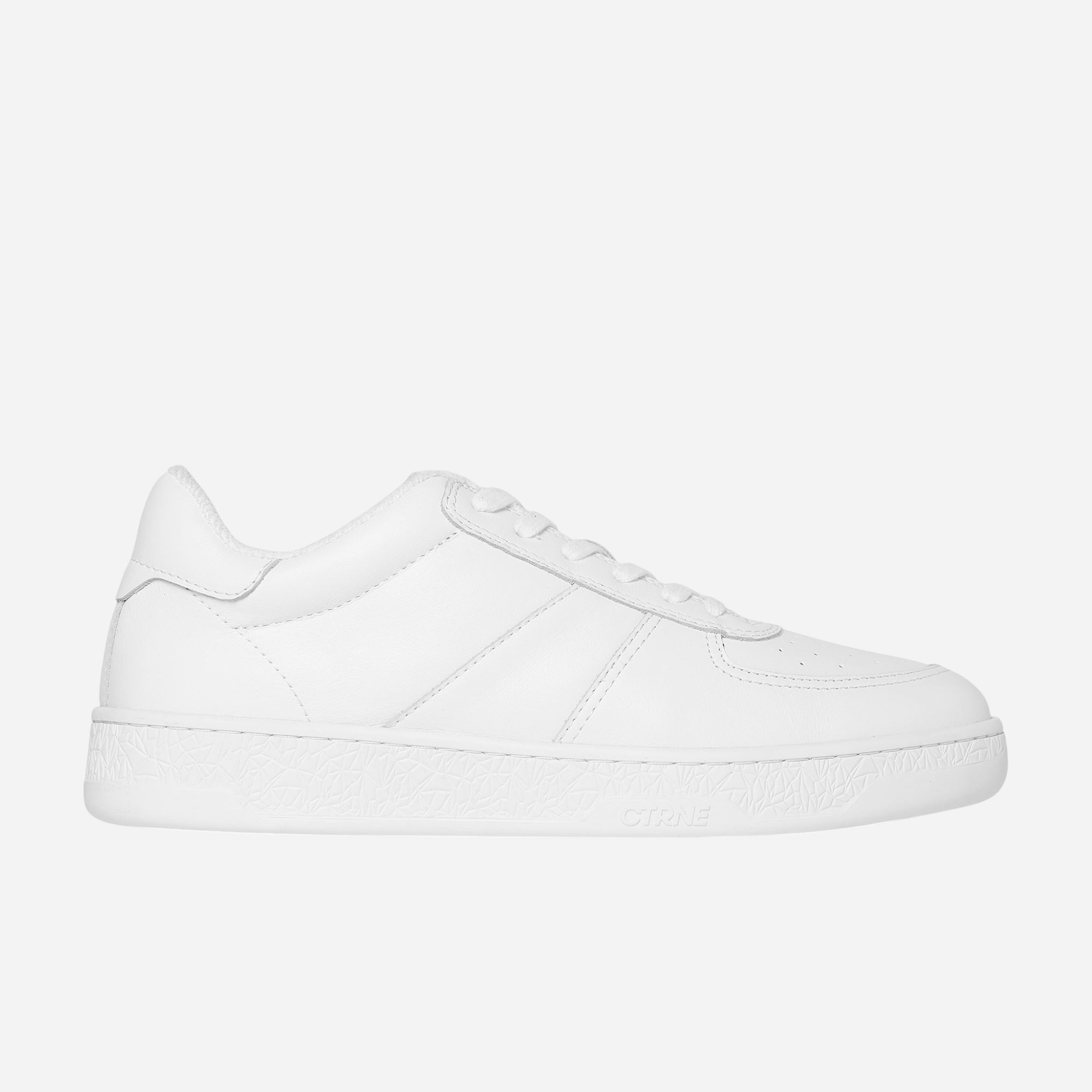 Geode Manifest Sneaker in Weiß/Leder
