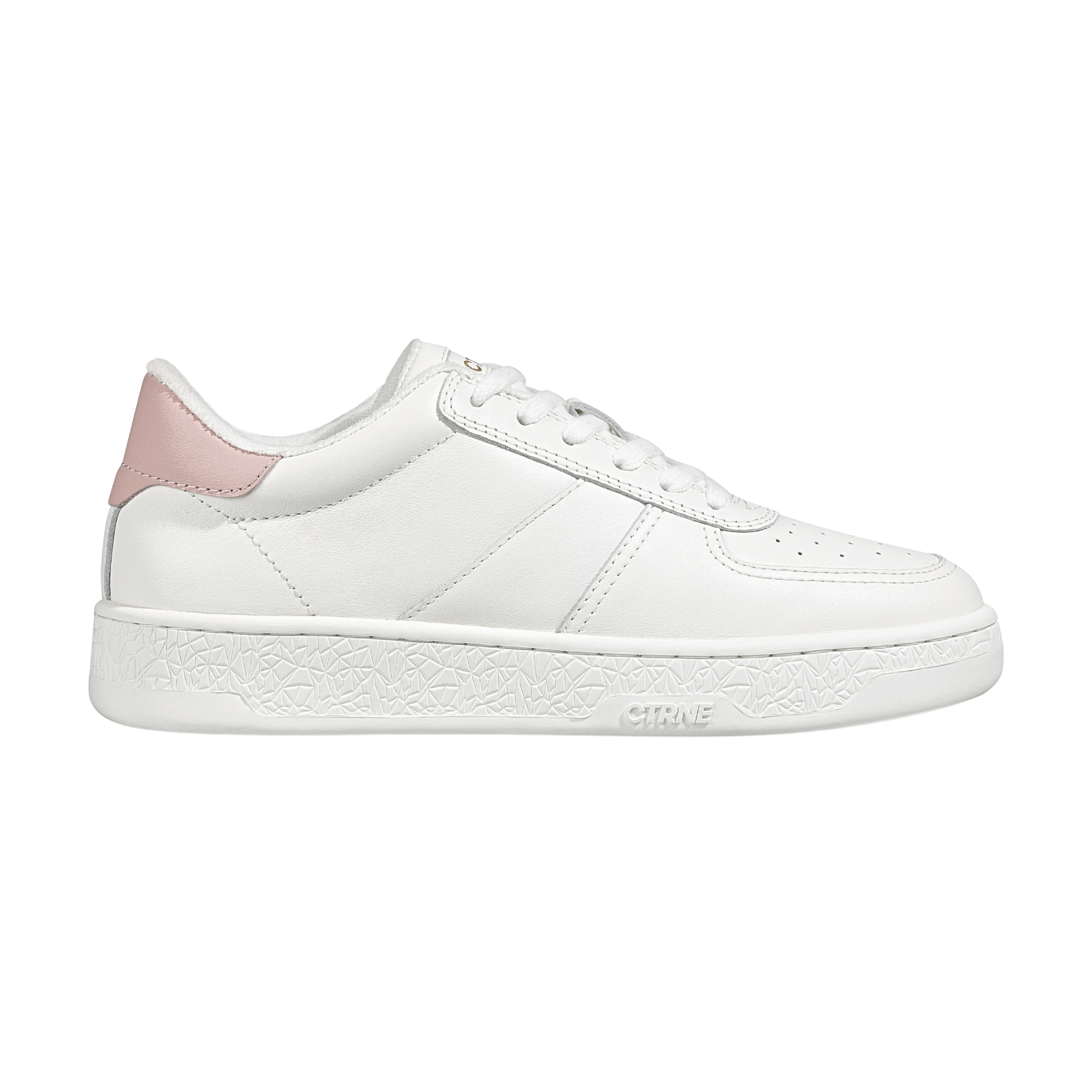 The Manifest Sneaker in White/Pink/Leather Ladies