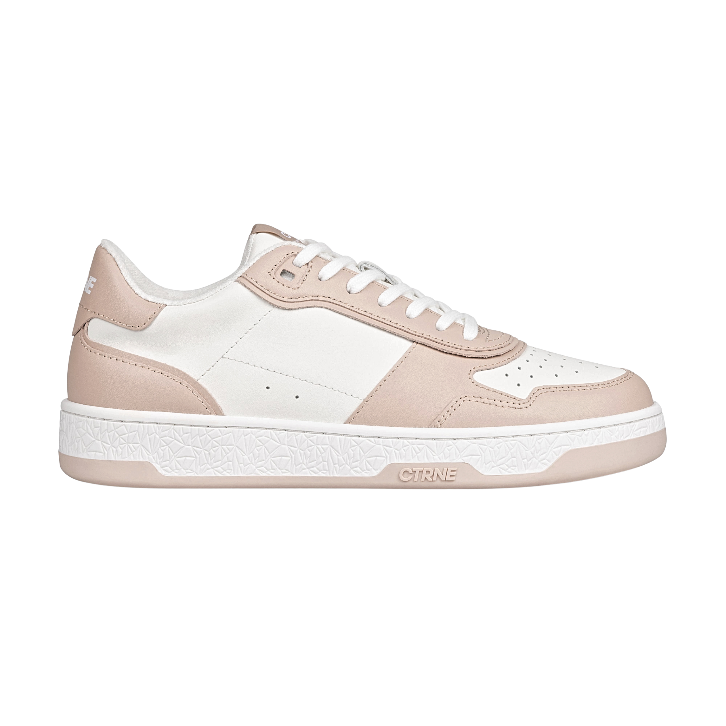 Orgonite Manifest Sneaker in White/Pink/Leather