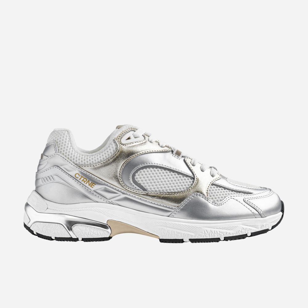 The Abundance Sneaker Gold/Silver/Leather Ladies