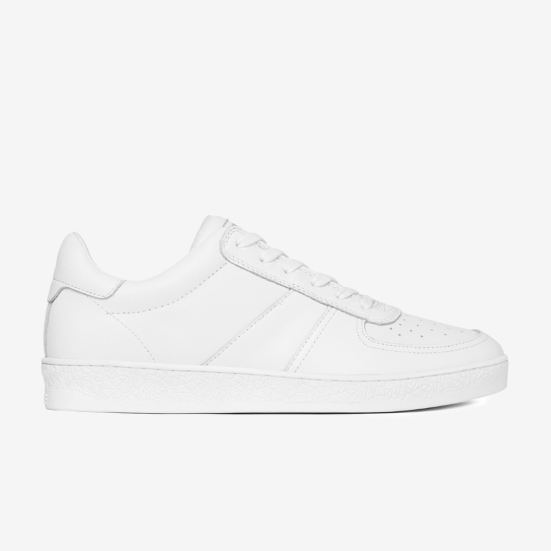 Geode Manifest Sneaker in Weiß/Leder