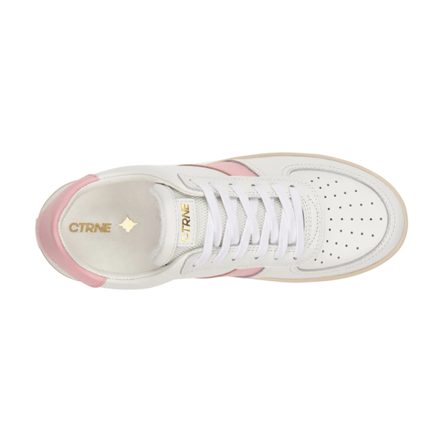 Zapatillas Geode Manifest en color blanco, rosa y cuero para mujer